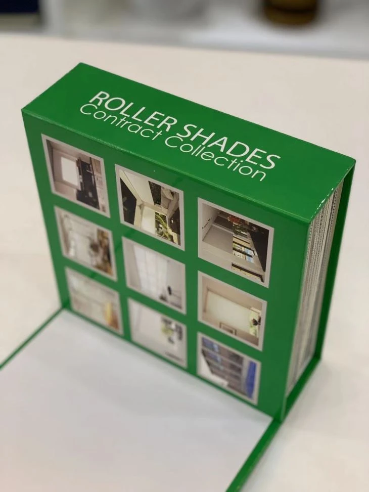 Colorful Printed Roller Shades Sample Book